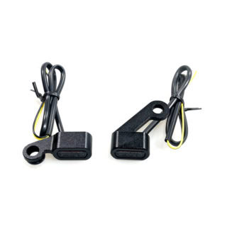 Set frecce anteriori a Led nere 04-13 XL Sportster