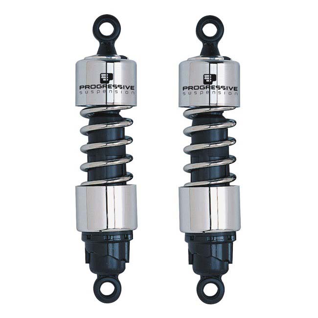 Ammortizzatori Progressive Suspension 412 cromati 12''