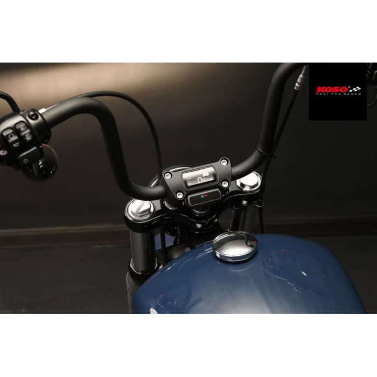 Tachimetro Nero KOSO D2 Softail Milwaukee Eight - immagine 2