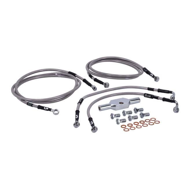 Kit Tubi freno Inox 09-13 FLH/FLT (escluso FLTR con ABS)