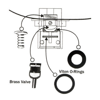 Kit di ricostruzione raccordo tubo benzina