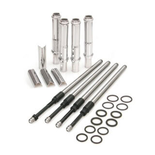 Kit completo aste S&S Quickee per Milwaukee Eight con coperture cromate